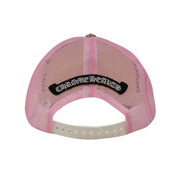 Chrome Hearts Mens Trucker Hat Pink White Matty Boy Sex Records Horse Shoe Cap - Picture 4 of 11